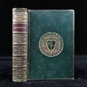 1871年 戈德史密斯杂文集 全真皮精装36开