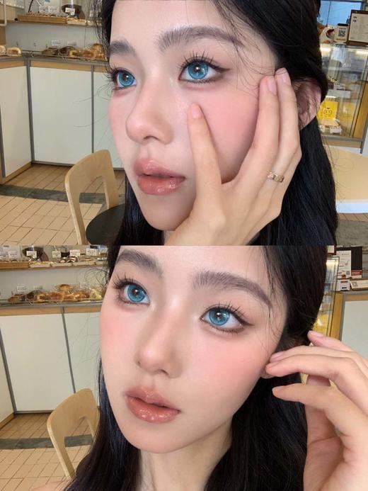 hancon 日抛美瞳 （10片装）  蓝眼泪 直径14.2mm着色13.8mm 商品图0