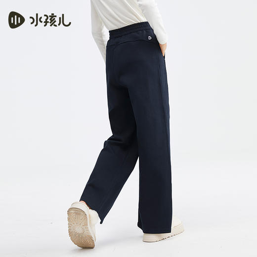 水孩儿童装2024春秋女童裤子中大童阔腿裤女宝休闲裤时尚宽松弹力 商品图3