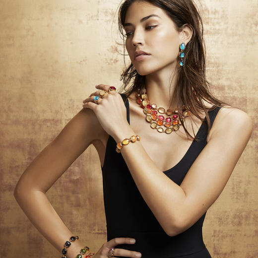 北京仓｜Goossens Paris-Cabochons Square-戒指（丹宁蓝色）［法国设计师］ 商品图4