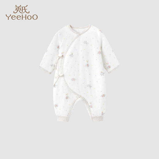 英氏新生儿连体衣秋冬夹棉大豆棉哈衣YLHAJ3Q022A YLAAJ3Q022A 商品图0