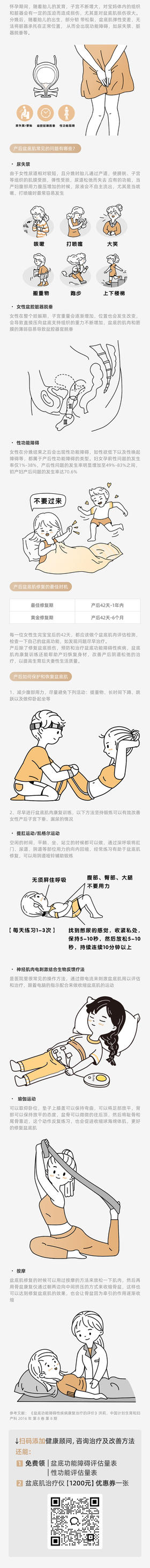 产后盆底肌常见问题及修复方法