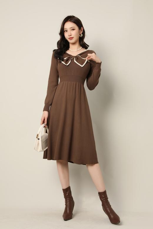 Stay2Weeks 蝴蝶结收腰针织连衣裙 17352 商品图1