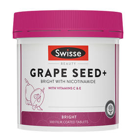 【保税仓】Swisse葡萄籽烟酰胺精华片180粒/300粒 原花青素葡萄籽提取物