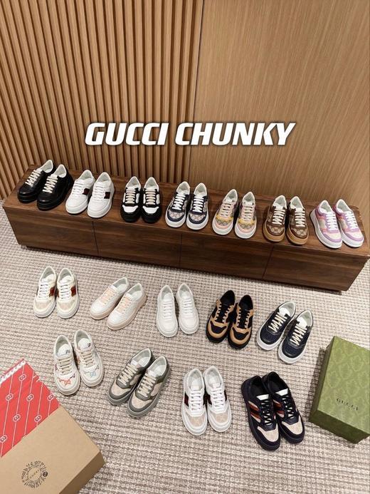 古驰Chunky最新饼干鞋火爆厚底小白鞋多色合集（HC） 商品图1