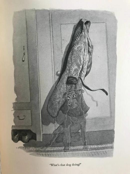 1935年 吉卜林小狗故事集 数十幅趣味插图 全真皮精装32开 商品图11