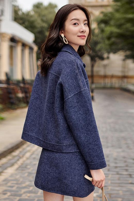 DUIBAI对白 双面呢羊毛大衣套装 10394 商品图2