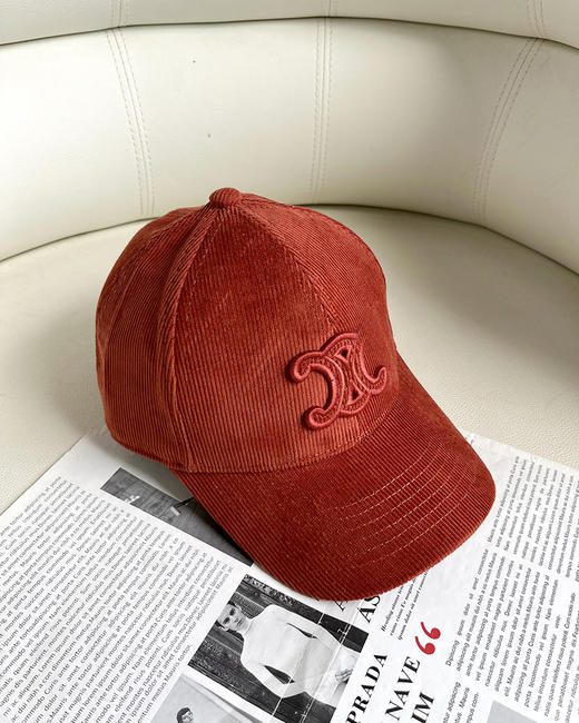 现货 THS 10.21-无 塞林 凯旋门贴布logo棒球帽 灯芯绒材质太阳帽棒球帽 4色 CN186 商品图6