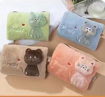 杰露（jielu） 暖手电暖宝 充电暖水袋 可拆洗