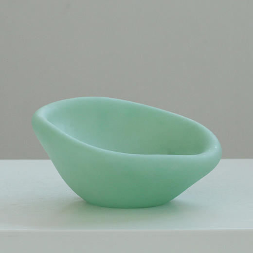 抽象玻璃果盘糖果盘猫食婉摆件工艺品 商品图3