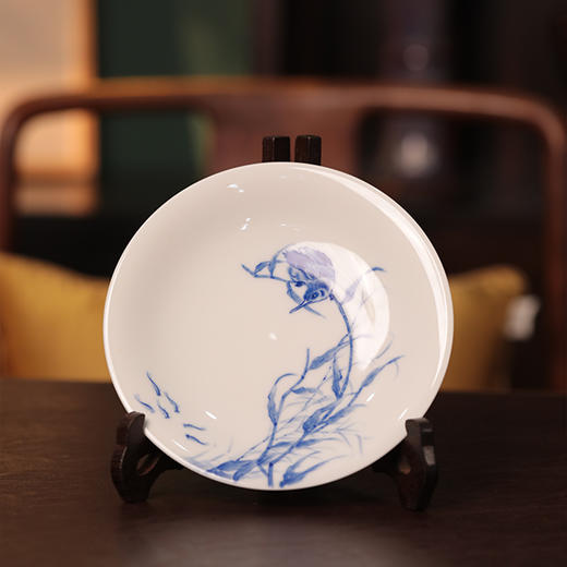 正春堂青花单翠壶承 商品图0