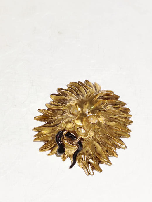 北京仓｜Goossens Paris-经典款-狮头 天然水晶 项坠 胸针（两种戴法）［法国设计师］ 商品图3