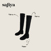 Safiya/索菲娅秋冬显瘦圆头百搭弹力高跟不掉筒过膝长靴 SF44117097 /SF44119097 商品缩略图5