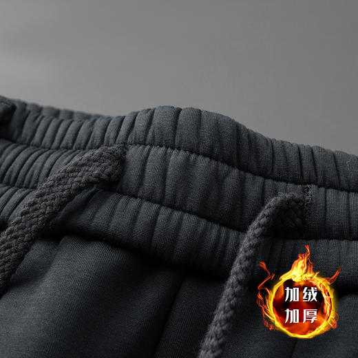 【新款DX】大依优型大码男装加绒直口直筒运动裤运动休闲长裤加肥加大弹力舒适 商品图6