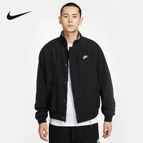 Nike/耐克男子梭织夹克摇粒绒里料2024冬季新款宽松加绒外套FZ0657-010