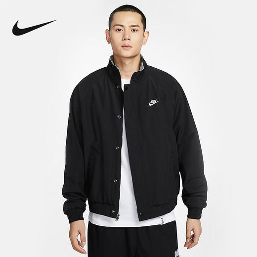 Nike/耐克男子梭织夹克摇粒绒里料2024冬季新款宽松加绒外套FZ0657-010 商品图0