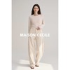 MAISON CECILE三色/经典高腰牛仔弧形镰刀裤 商品缩略图3