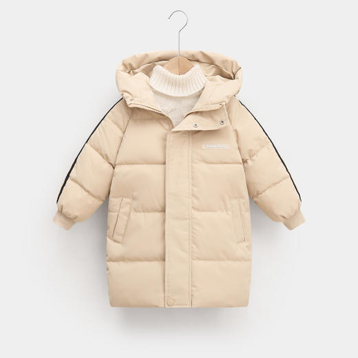 【冬日新品，温暖主义】新款冬季儿童中长款羽绒棉服 中大童宝宝加厚棉服 过膝外套 给予宝宝冬日最温暖的守护-QQ 商品图8