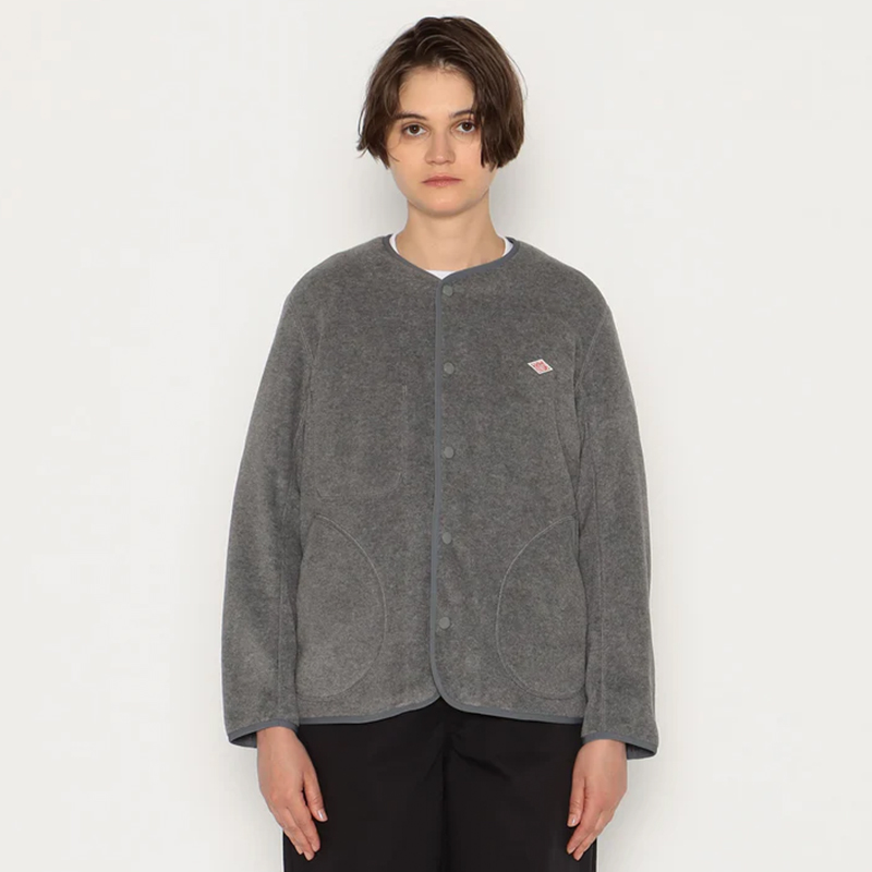 DANTON FLEECE COLLARLESS JACKET 女装抓绒无领夹克外套