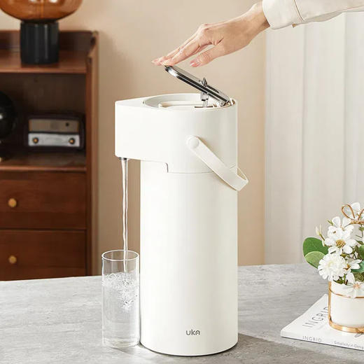 UKA pot 气压保温壶|德国科技红胆，超长保温， 360度旋转 按压出水 商品图0