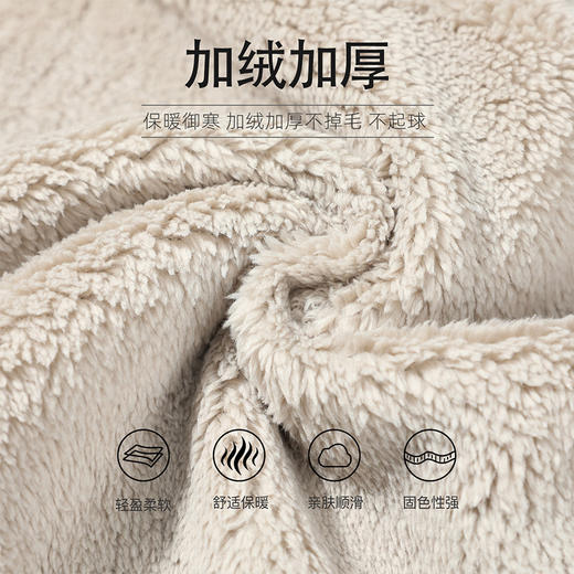 拓路者厚绒长裤抓绒裤男款冬季加绒加厚保暖卫裤宽松运动休闲裤 商品图4