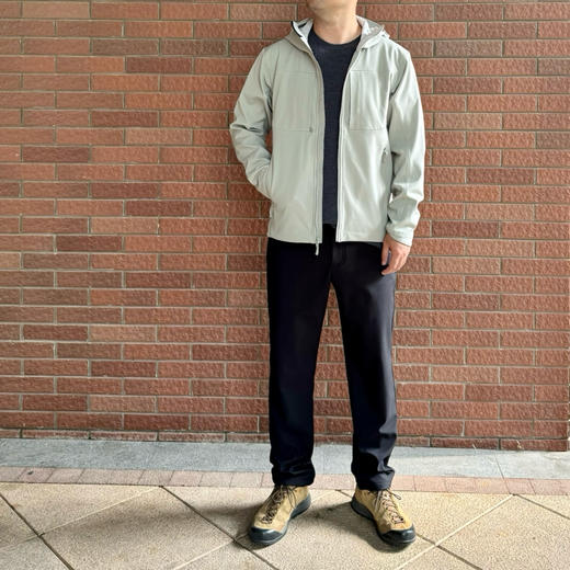 巨推荐--24秋冬轻户外鸟/软壳防泼水抓绒休闲男裤 商品图2