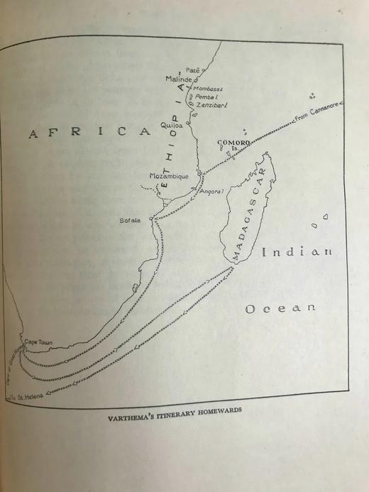 限量版毛边本！有编号！1928年 路德维格1502-1508年的旅程 配插图与地图 漆布精装16开 商品图9