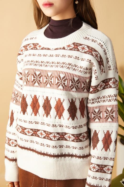 amadella 复古图案针织毛衫 10464 商品图3