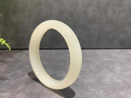 【御珠宫坊】羊脂白玉手镯54mm 商品图1