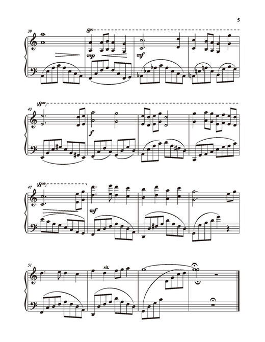 红旗颂 主题独奏曲 献给钢琴爱好者 扫码赠送音频 上海音乐出版社 商品图5