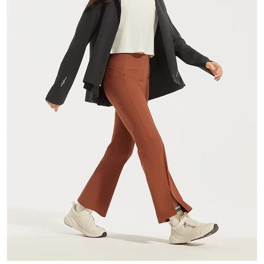 【126元任选2件】跃牌【漫西】系列 女童秋季新款前开叉喇叭裤速干透气弹力运动瑜伽裤k011 商品图3