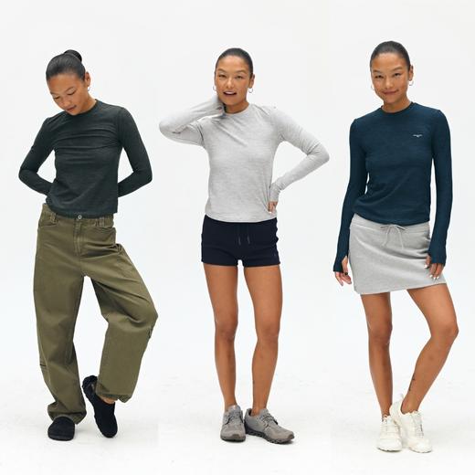 oneup运动弹力修身长袖 商品图4