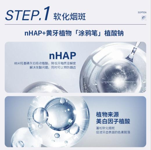 俊小白净澈白三效护理牙膏清新口气美白修护牙龈护理 商品图2