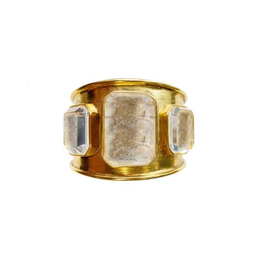 北京仓｜Goossens Paris-Stones-方形水晶 开口手镯［法国设计师］ 商品图7