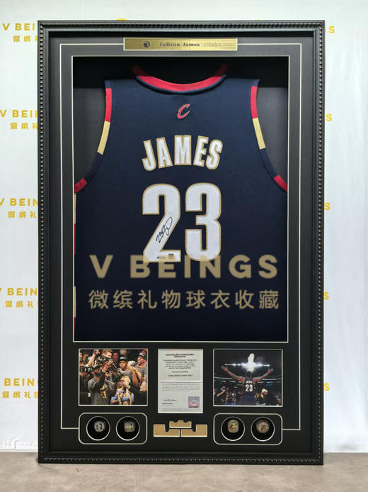 收藏系列 詹姆斯 骑士队23号蓝色 亲笔签名球衣 BAJ58707 商品图1