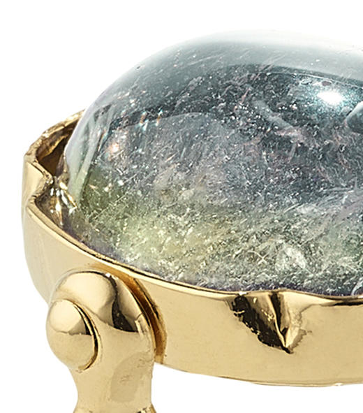 北京仓｜Goossens Paris-Cabochons Oval-戒指 丹宁蓝［法国设计师］ 商品图1