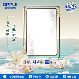 OPPLE欧普照明悦松客厅国潮新中式线面吸顶灯