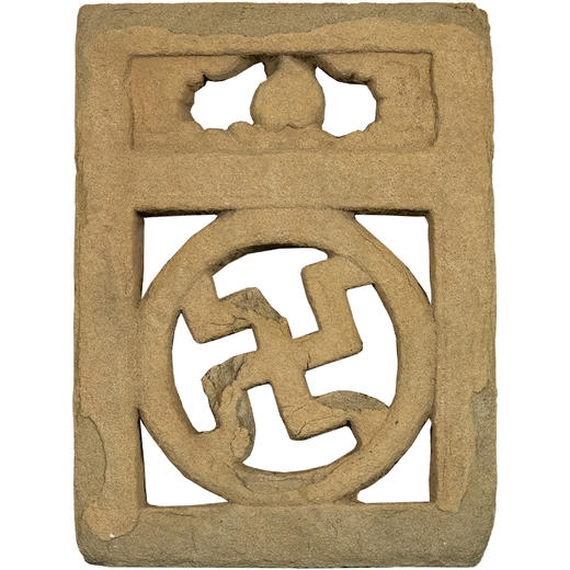 明 石雕万字纹围栏 商品图5