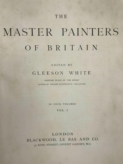 约20世纪早期 英国绘画大师（全4卷） 数百幅插图 漆布精装大16开 商品图2