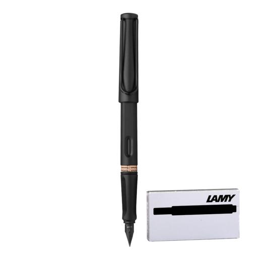 LM40050 LAMY 【热销款】凌美狩猎者磨砂墨水钢笔F+墨水芯文具签字笔礼物 商品图0