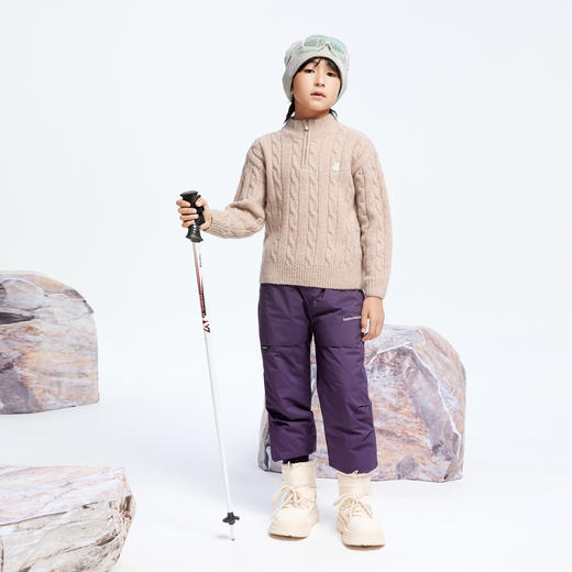 男童潮趣扭花保暖毛衣冬季新款安奈儿童装实体店同款AB444604 商品图4