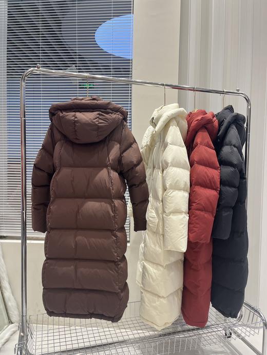 【YW】无忧购韩系秋冬美拉德50%白鸭绒翻盖大被子长款连帽羽绒服外套24101# 商品图4