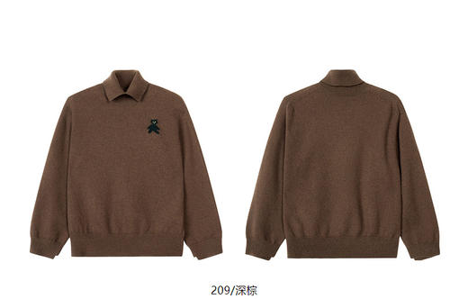 jnby  24年冬款  长袖套头羊绒衫   1OA313240 商品图12