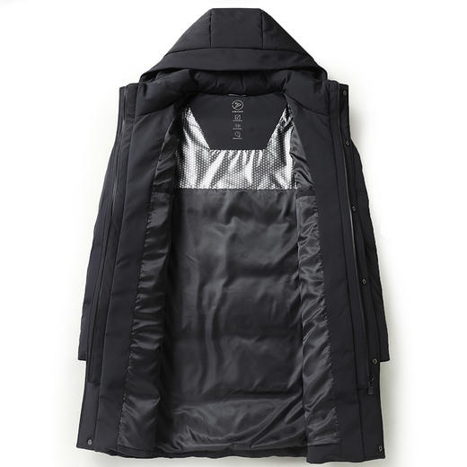 90白鸭绒】【新款DWY】大依优型大码中长款羽绒服可拆卸帽连帽外套加肥加大上衣男士外套胖子 商品图2