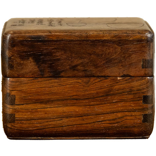 民国 红木阴刻清供诗文盖盒 商品图5