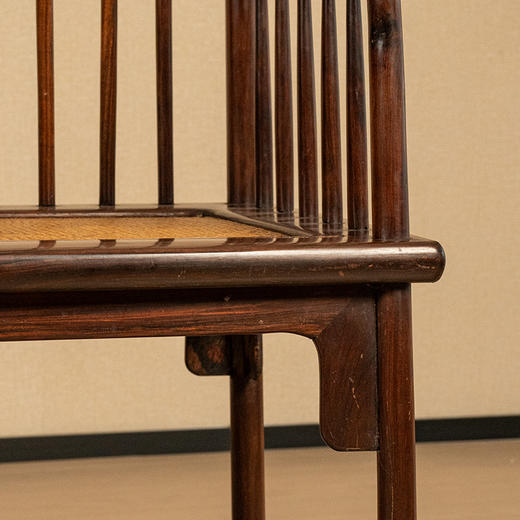 清 红木直棂梳背椅（一对） 商品图4