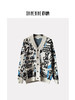 33394719涂鸦提花针织开衫 商品缩略图0