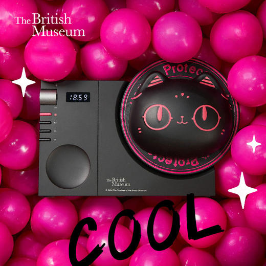 大英博物馆 盖亚·安德森猫和她的朋友们系列 萌猫捏捏乐蓝牙音响 商品图0