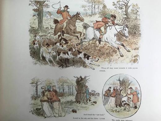 38*27.5cm！1888年 蓝道夫·凯迪克《最后的图像》 71页彩色插图 精装8开 商品图14