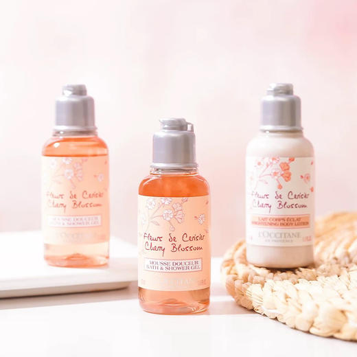 【专柜小样】法国 L'occitane欧舒丹 樱花/薰衣草/甜扁桃/莓莓樱恋 沐浴液 身体乳 35ml/75ml 商品图5
